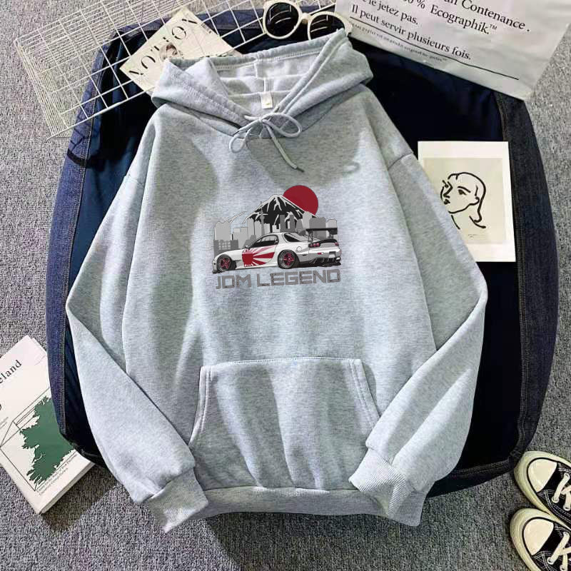 JDM LEGEND Hoodie – Japanese Street Racing Graphic Pullover