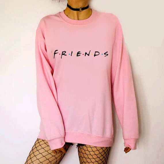 FRIENDS Logo Sweatshirt – Comfy 90s-Inspired Fan Pullover