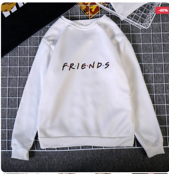 FRIENDS Logo Sweatshirt – Comfy 90s-Inspired Fan Pullover
