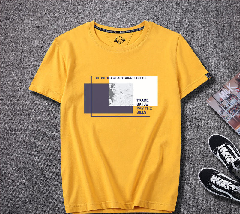 Men’s Graphic Print T-Shirt – Sunset & Urban Vibes Edition