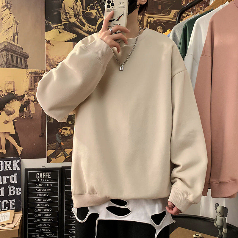 Oversized Unisex Crewneck Sweatshirt – Minimal Streetwear Essential