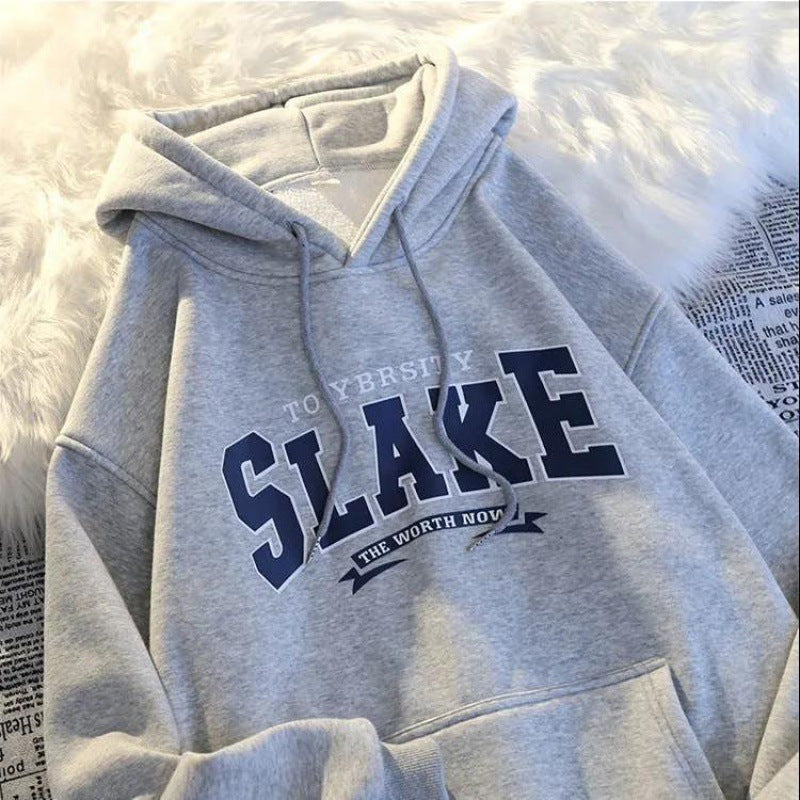 SLAKE Embroidered Oversized Hoodie – Vintage Varsity Streetwear