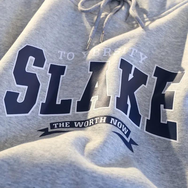 SLAKE Embroidered Oversized Hoodie – Vintage Varsity Streetwear