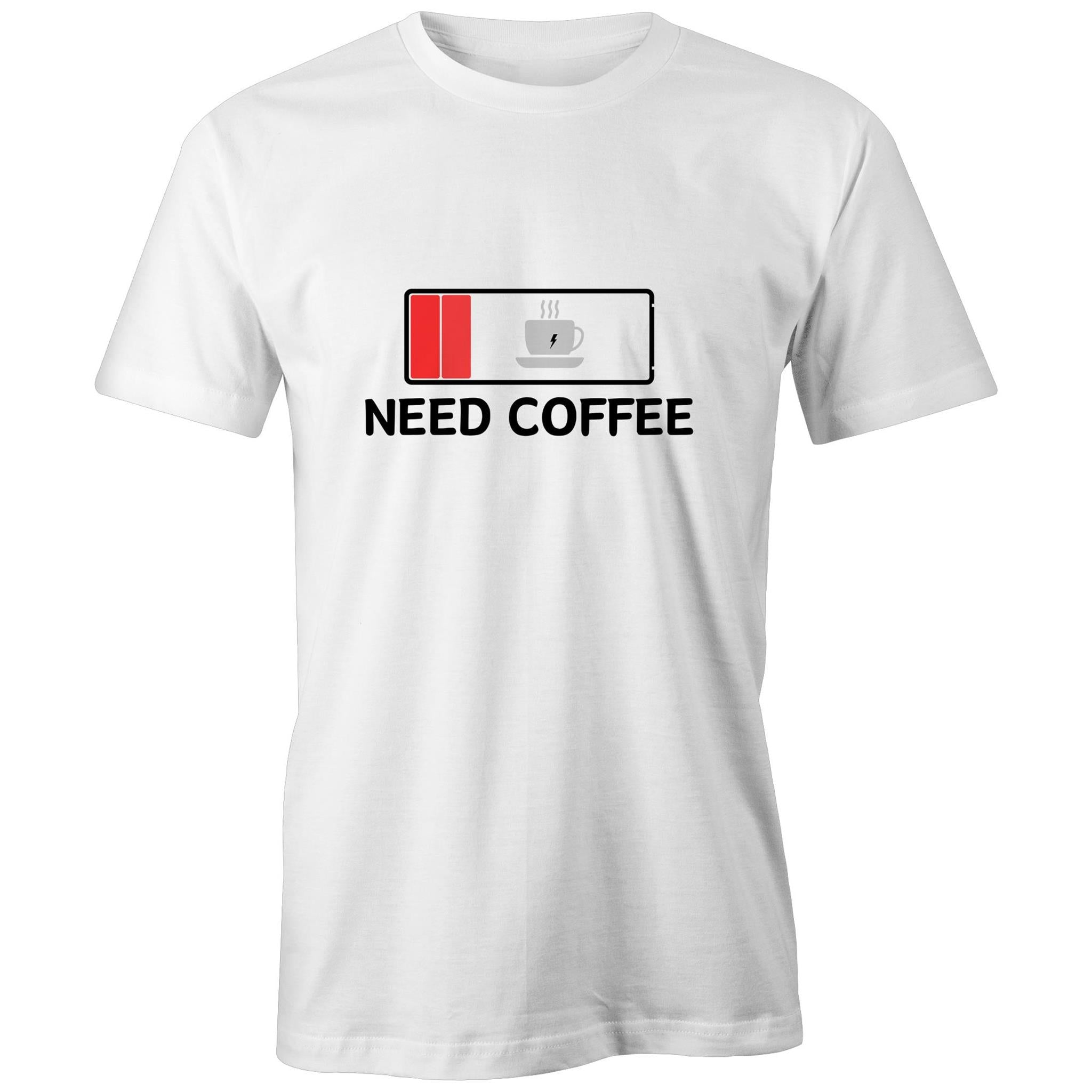 "NEED COFFEE"-Printed 100% combed cotton - Organic Tee||AS Colour Organic Tee For Men || Excelux A-edition