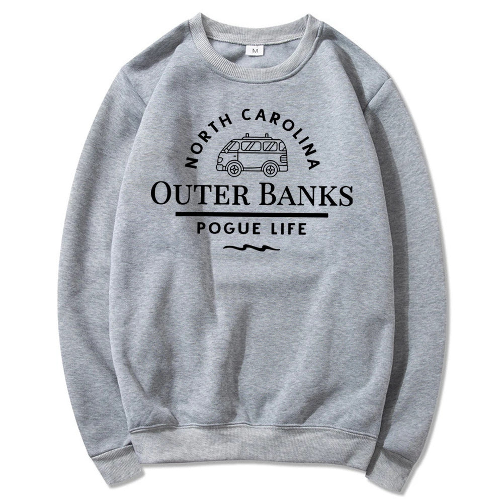 Outer Banks “Pogue Life” Crewneck Sweatshirt – Coastal Vibes, Casual Comfort