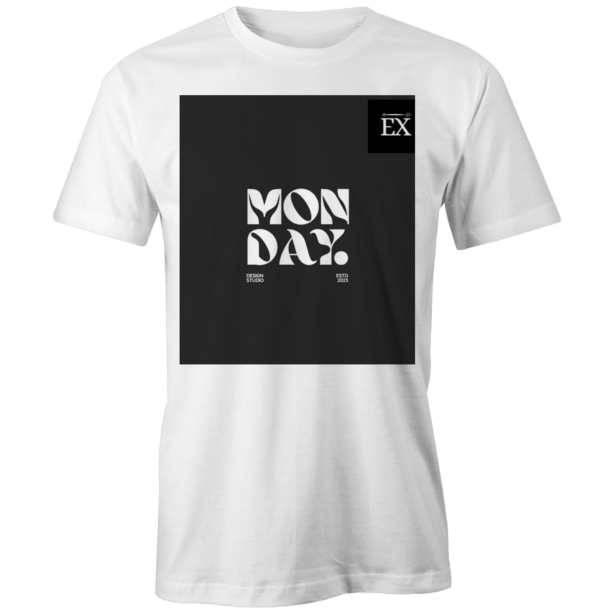 "MONDAY" | Graphic Printed Organic-100% Combed Cotton Tee | AS Colour Organic Tee For Men