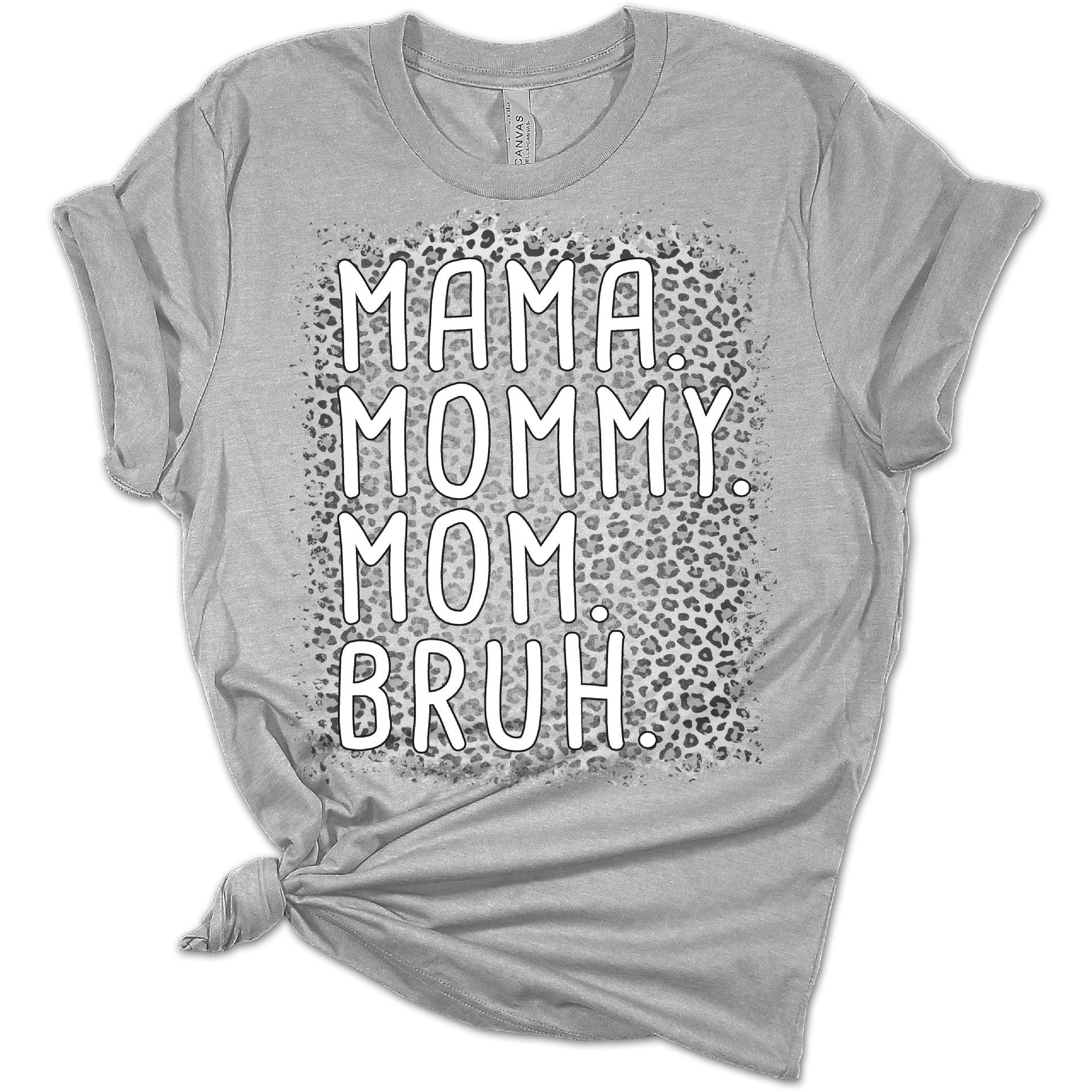 Mama printed cotton imitation women's T-shirt