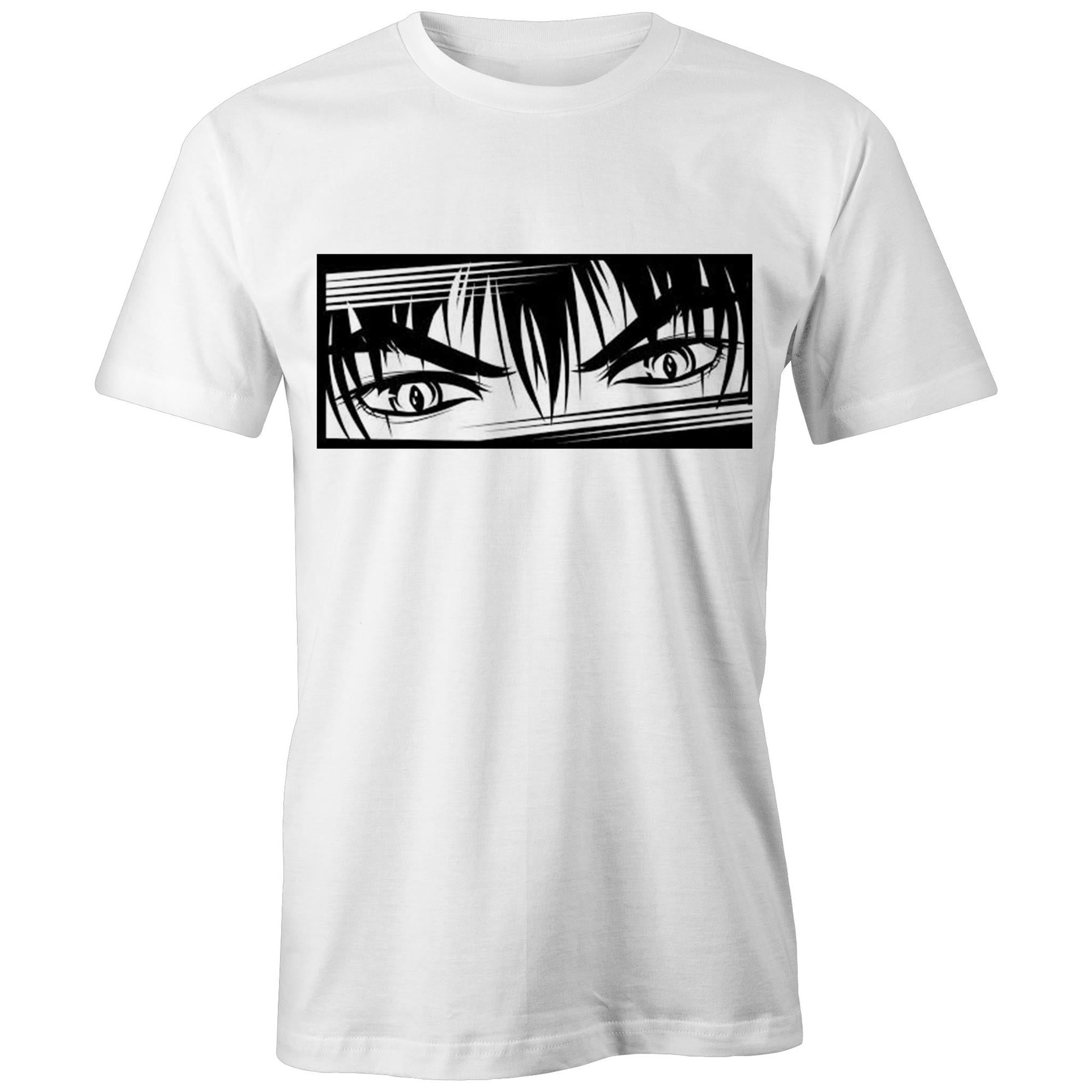 "Intense Manga Eyes" Graphic T-Shirt – For Men | ExceLux Originals