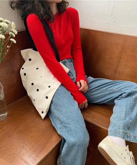 Essential Ribbed Long Sleeve Top – Soft, Stretchy & Everyday Chic