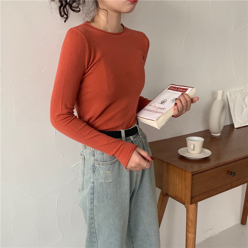 Essential Ribbed Long Sleeve Top – Soft, Stretchy & Everyday Chic