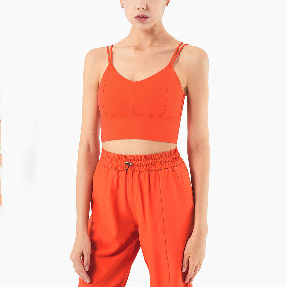 Seamless Active Crop Top – Sleek Support in Bold Colours