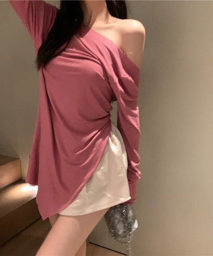 Off-Shoulder Lounge Set – Soft, Flirty & Effortlessly Chic