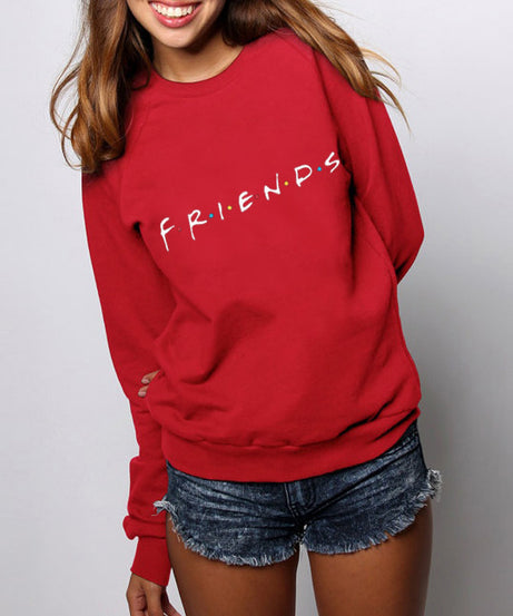 FRIENDS Logo Sweatshirt – Comfy 90s-Inspired Fan Pullover