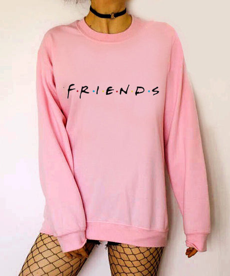 FRIENDS Logo Sweatshirt – Comfy 90s-Inspired Fan Pullover