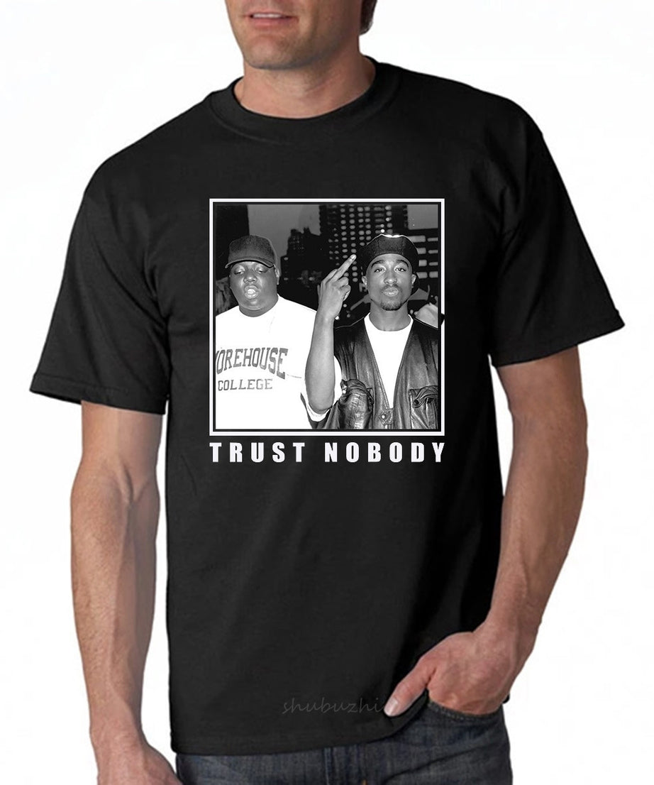 Men’s “Trust Nobody” Graphic T-Shirt – Streetwear Statement Tee