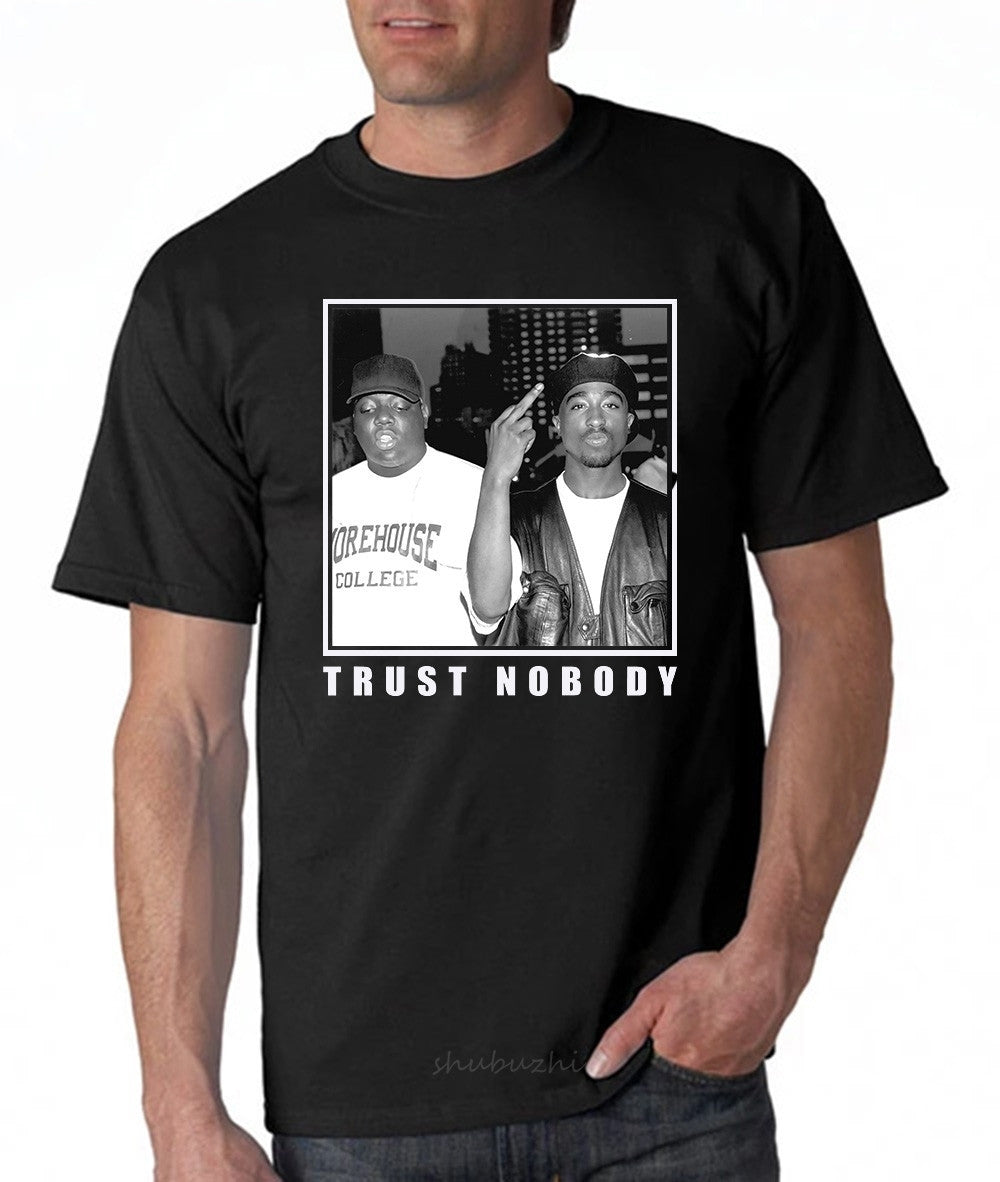 Men’s “Trust Nobody” Graphic T-Shirt – Streetwear Statement Tee