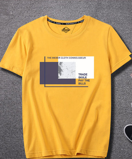 Men’s Graphic Print T-Shirt – Sunset & Urban Vibes Edition