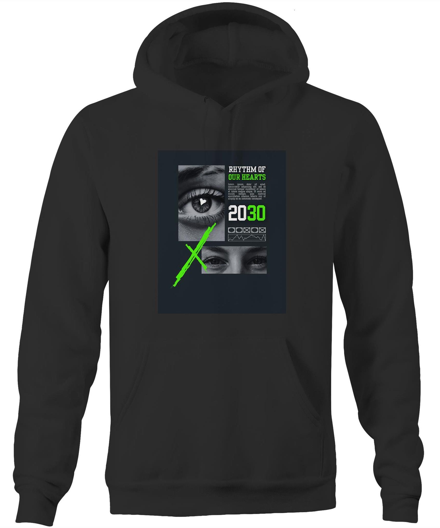 ExceLux's (S) Edition || 100% ORGANIC || UNISEX HOODIE ||AS Colour Stencil - Pocket Hoodie Sweatshirt