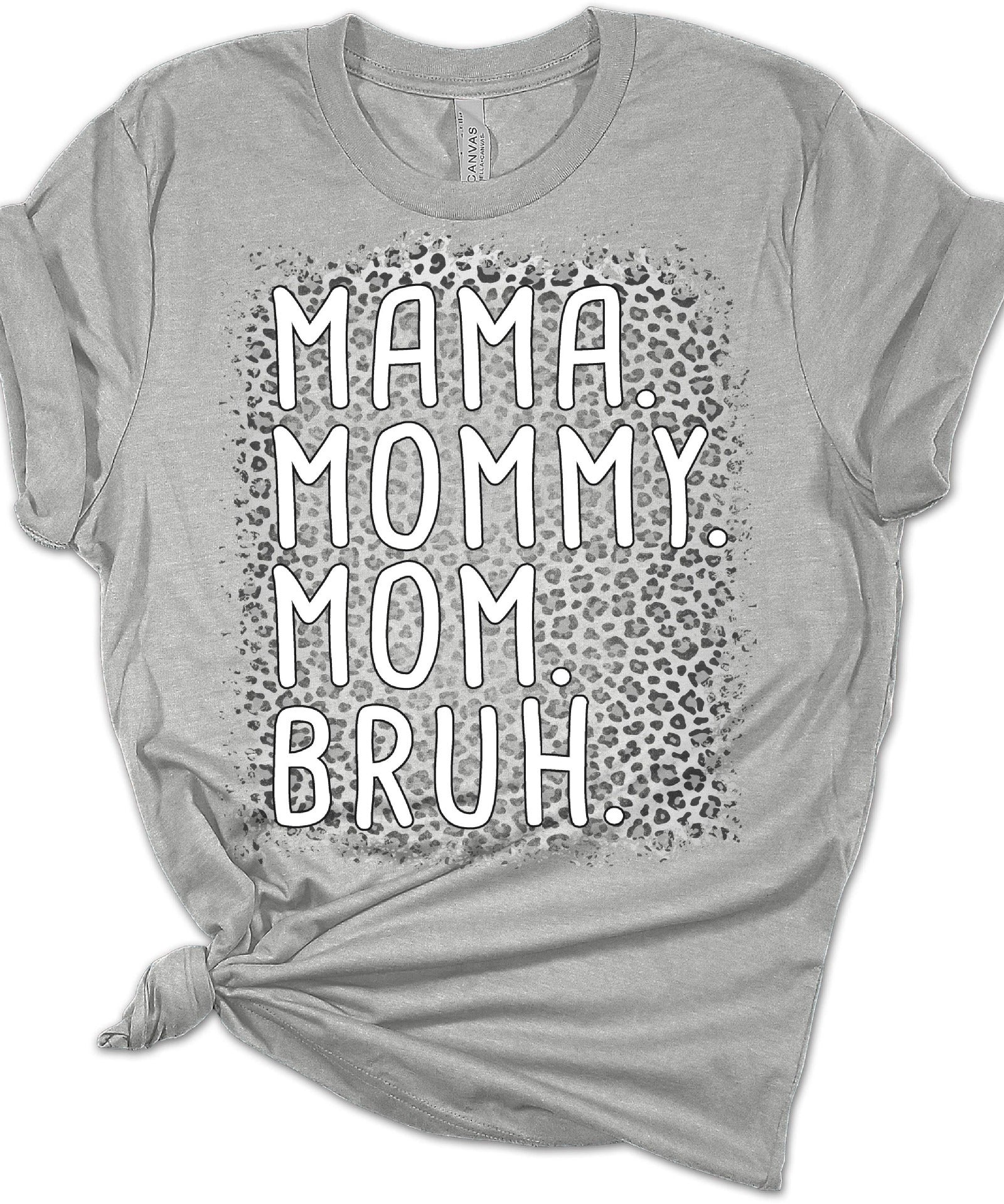 Mama printed cotton imitation women's T-shirt