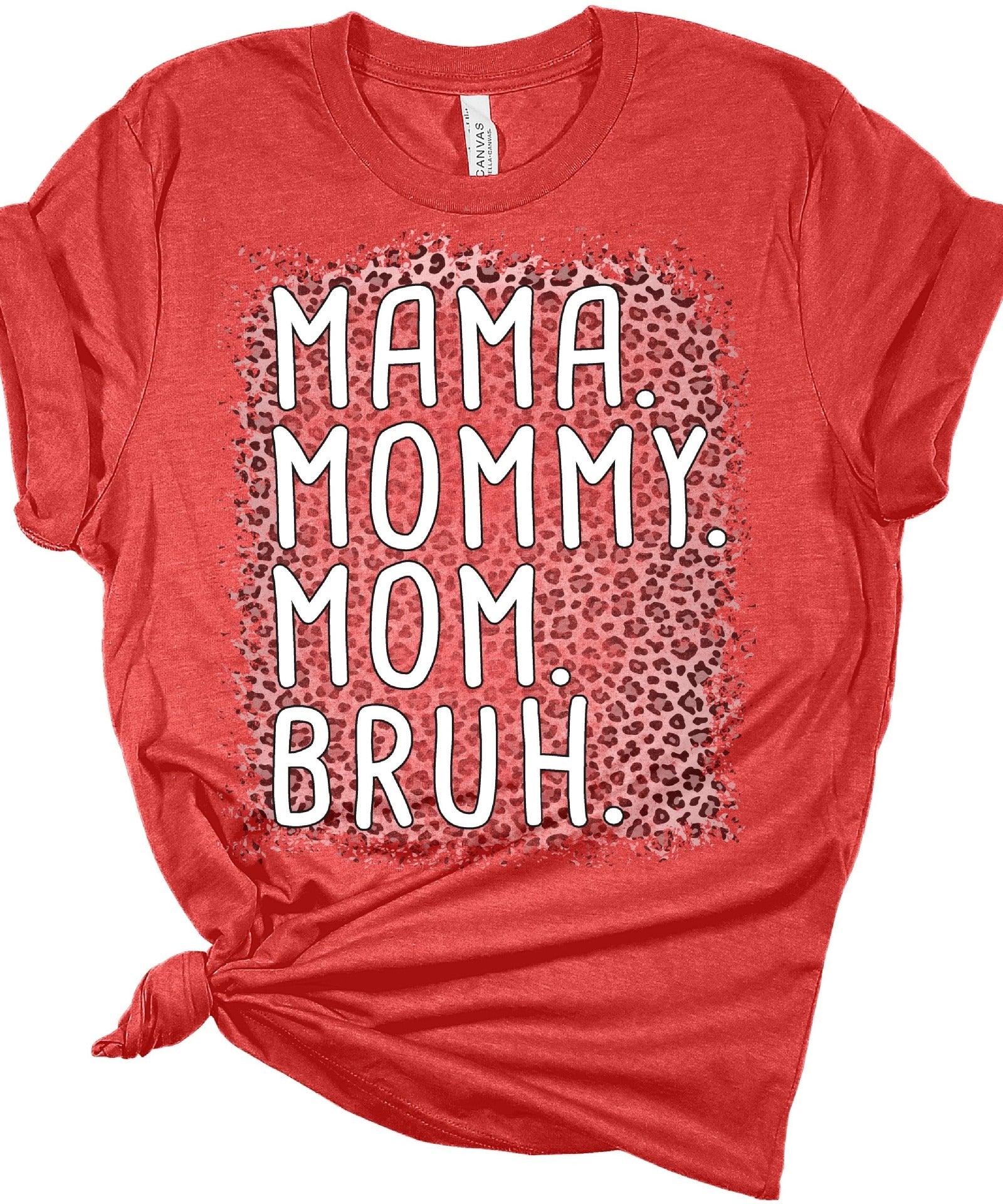 Mama printed cotton imitation women's T-shirt