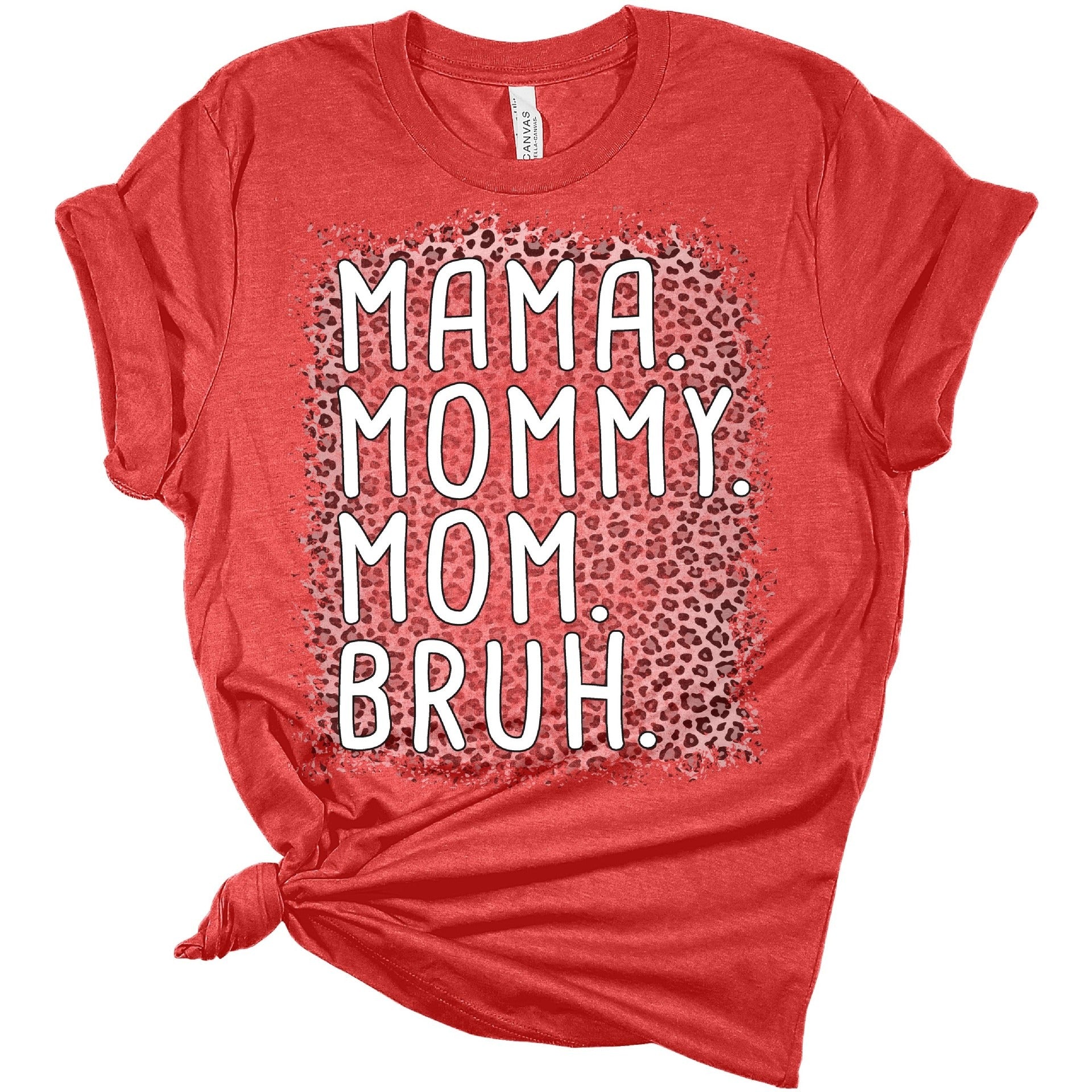 Mama printed cotton imitation women's T-shirt