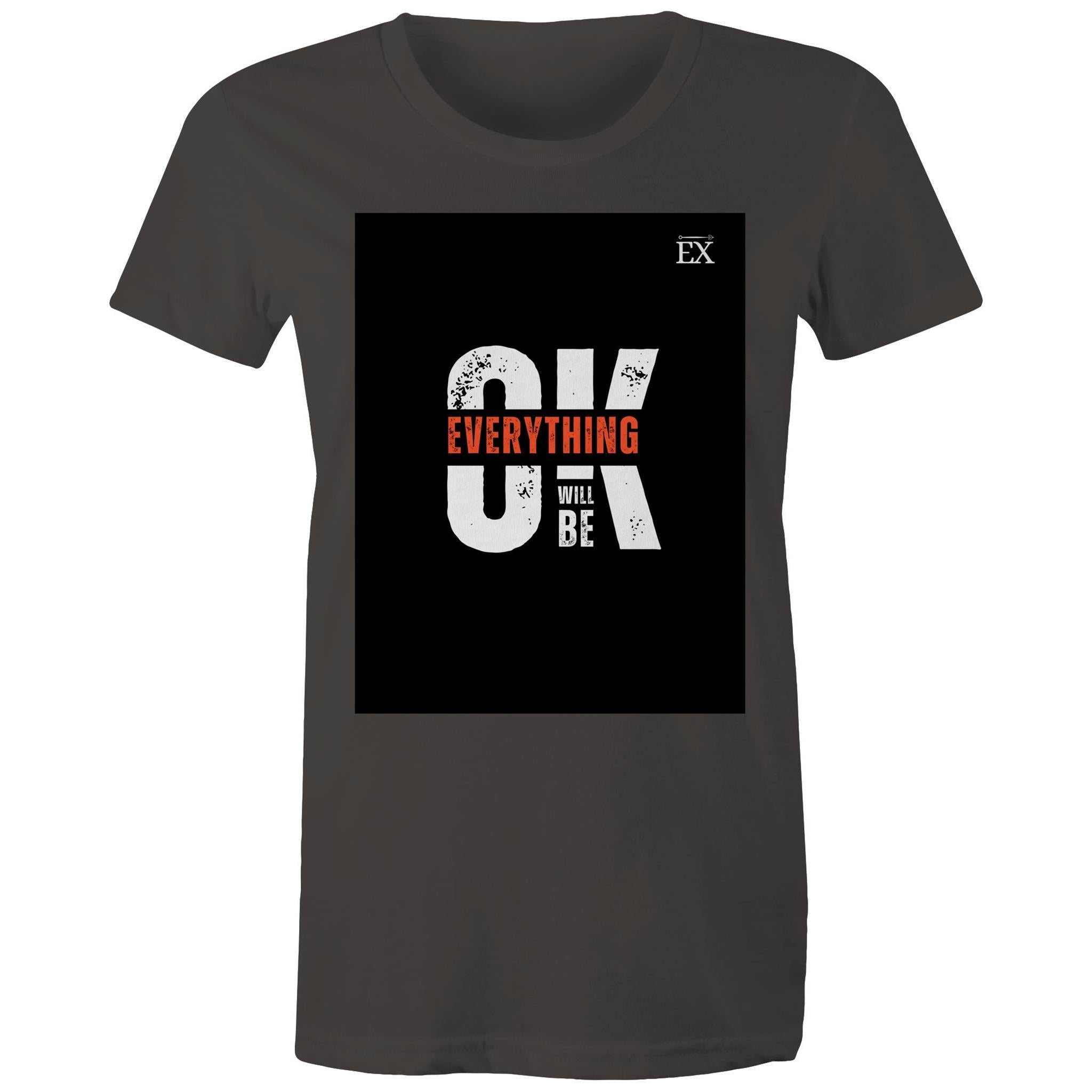 "Everything Will Be OK"  | OK Graphic T-Shirt – ExceLux Cosmic Series | women's Tee