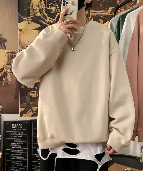 Oversized Unisex Crewneck Sweatshirt – Minimal Streetwear Essential