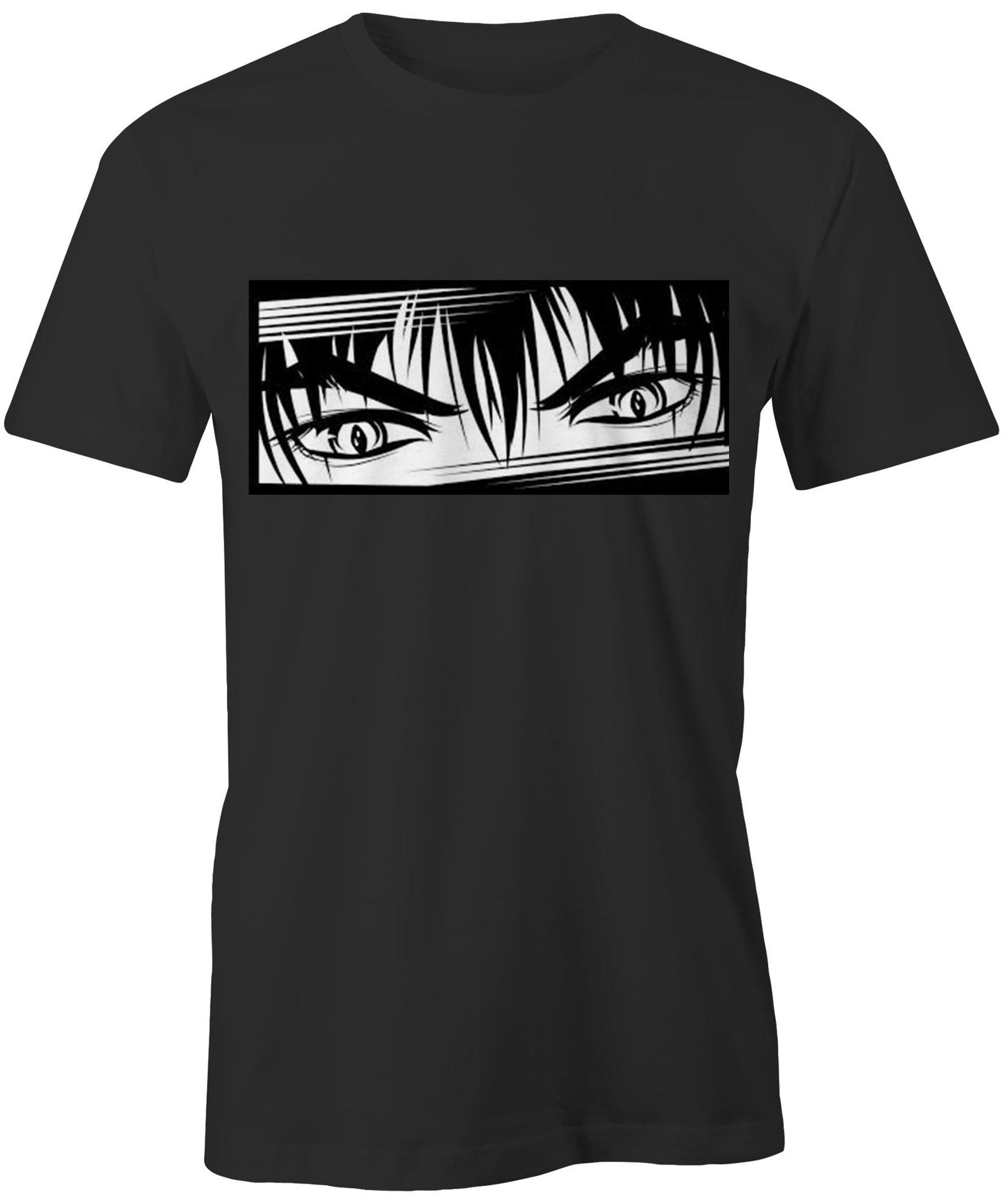 "Intense Manga Eyes" Graphic T-Shirt – For Men | ExceLux Originals