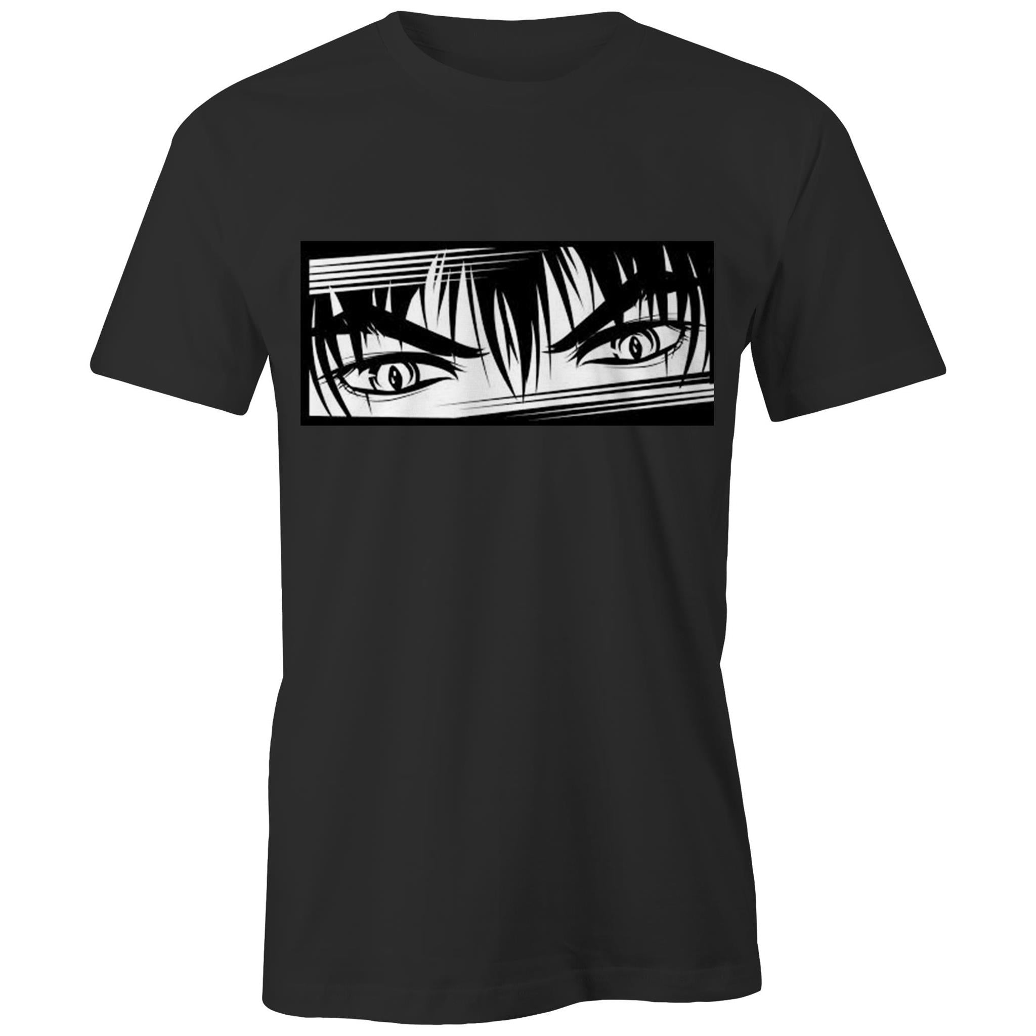 "Intense Manga Eyes" Graphic T-Shirt – For Men | ExceLux Originals