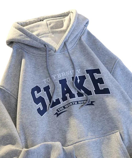 SLAKE Embroidered Oversized Hoodie – Vintage Varsity Streetwear
