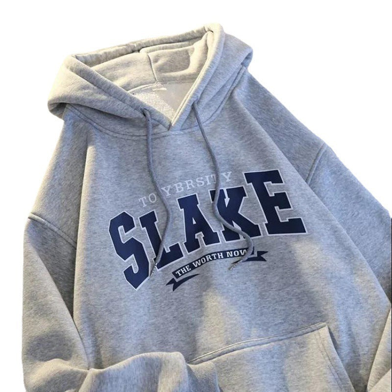 SLAKE Embroidered Oversized Hoodie – Vintage Varsity Streetwear