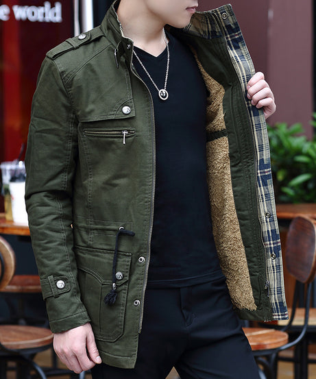 Men’s Military Utility Jacket – Casual, Rugged & Versatile