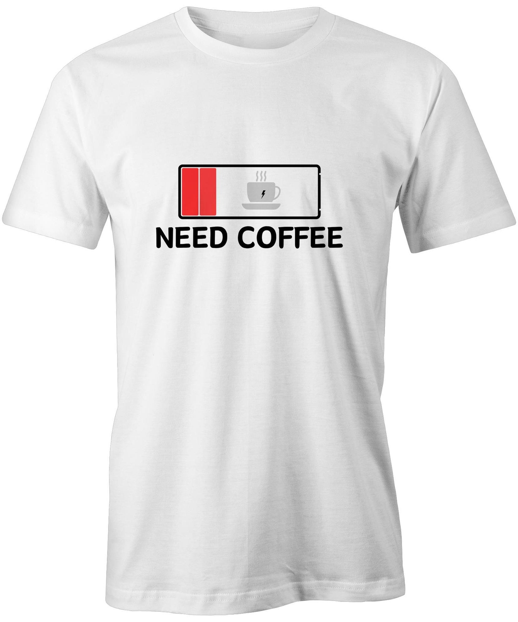 "NEED COFFEE"-Printed 100% combed cotton - Organic Tee||AS Colour Organic Tee For Men || Excelux A-edition