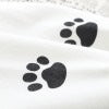 Cute Cat Face Hoodie with Paw Print Sleeves – Cozy Pullover Sweatshirt for Women