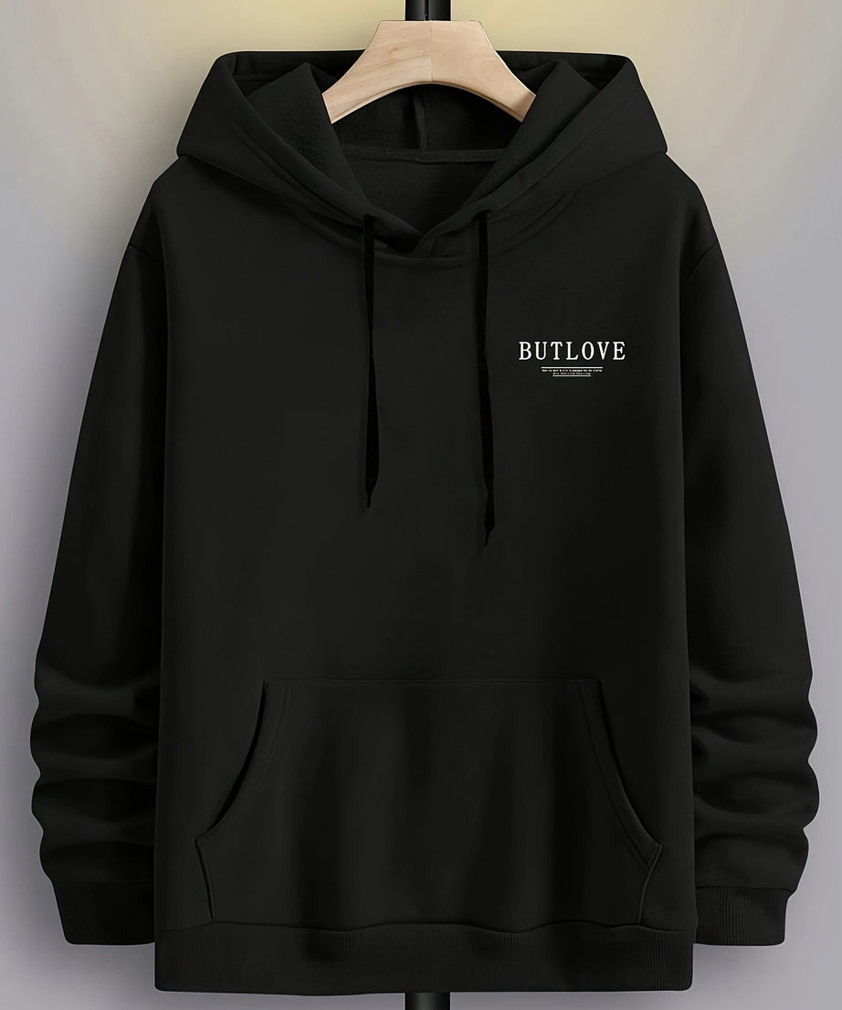 Men's Casual Fleece-lined Hoodie - ExceLux.