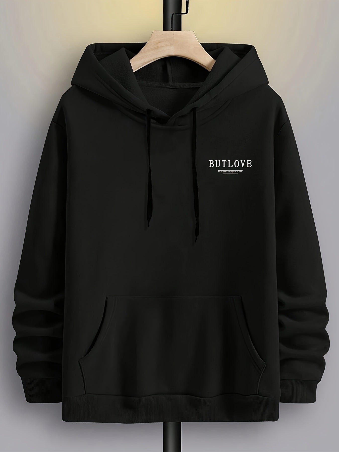 Men's Casual Fleece-lined Hoodie - ExceLux.