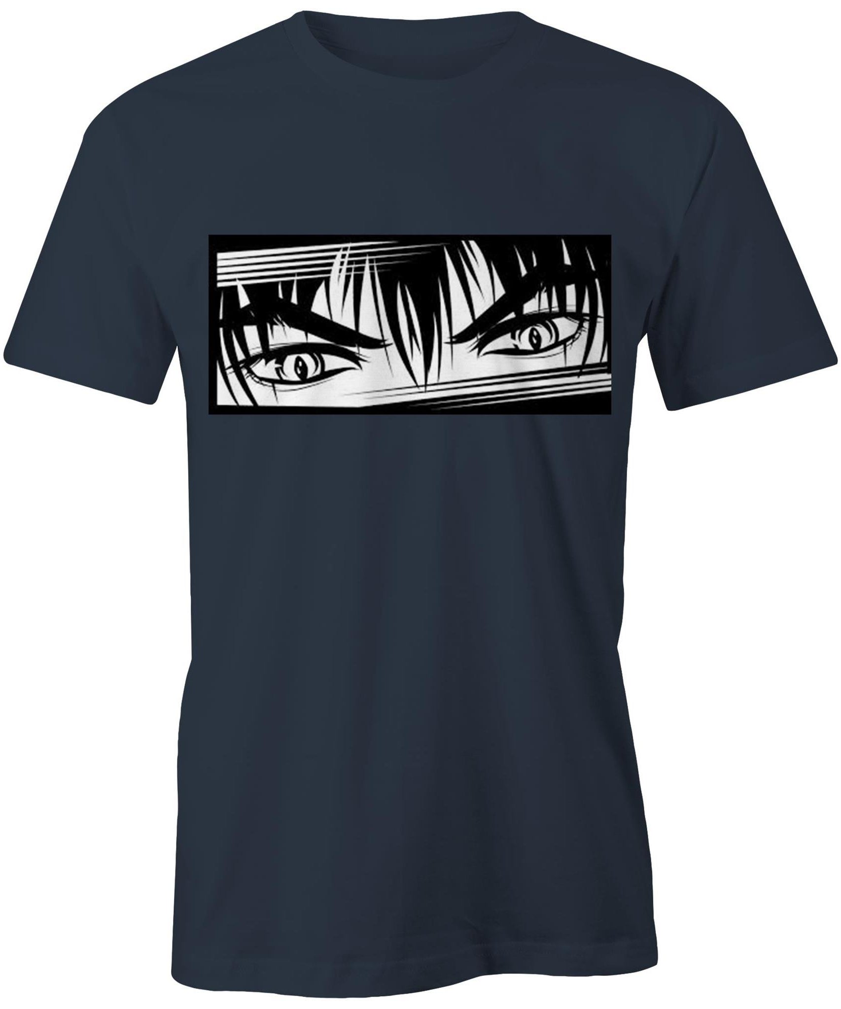 "Intense Manga Eyes" Graphic T-Shirt – For Men | ExceLux Originals
