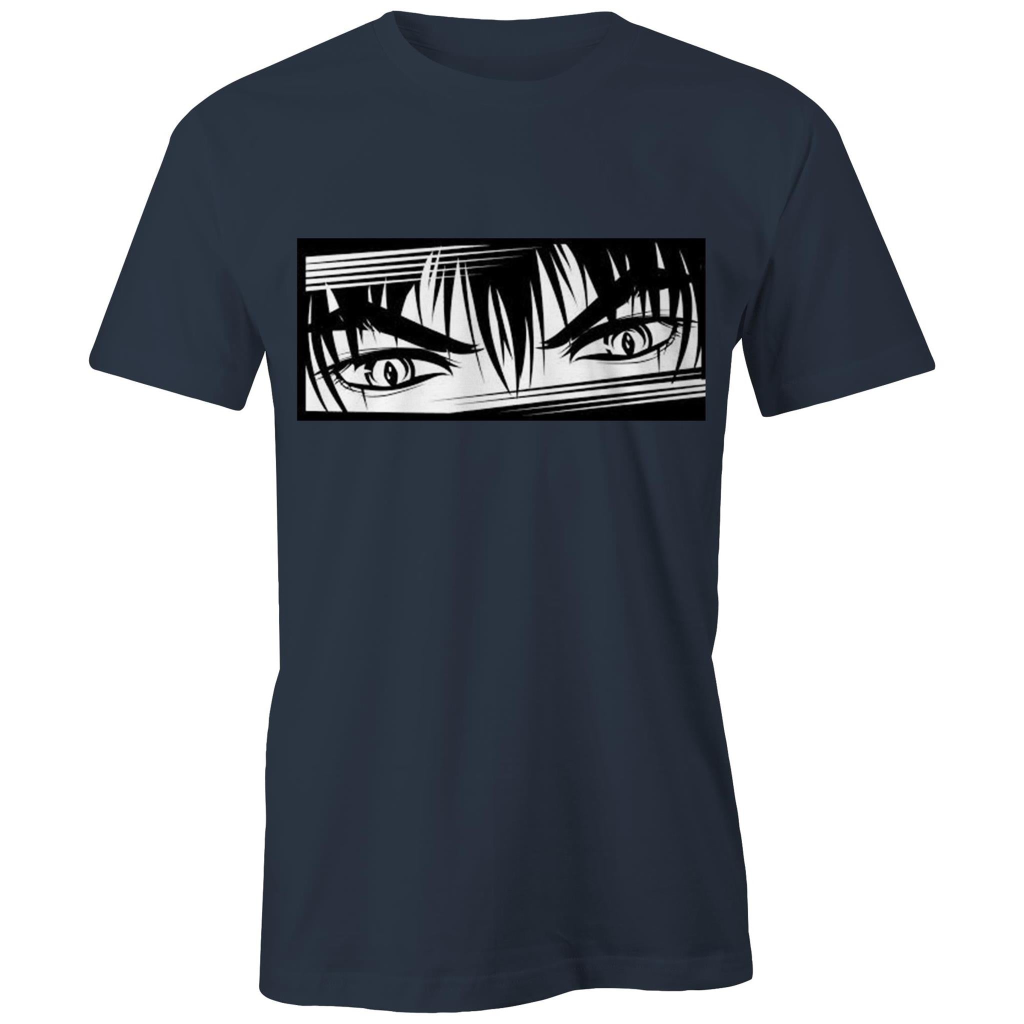 "Intense Manga Eyes" Graphic T-Shirt – For Men | ExceLux Originals