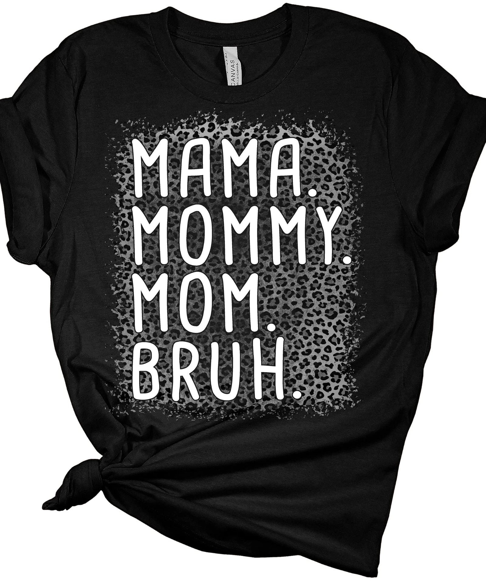 Mama printed cotton imitation women's T-shirt
