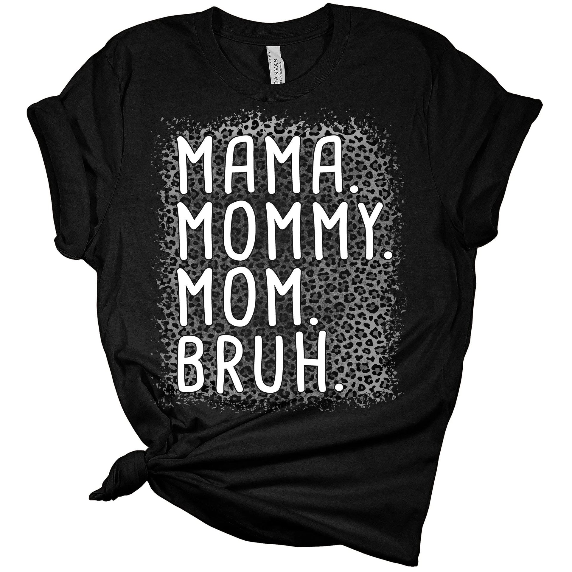 Mama printed cotton imitation women's T-shirt