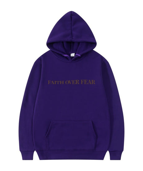 FAITH OVER FEAR Oversized Hoodie – Christian Streetwear Inspired by Psalm