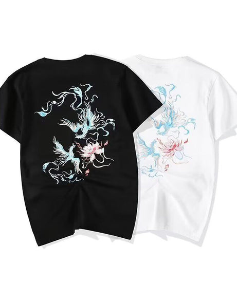 Phoenix Spirit Tee – Oversized Streetwear for Him