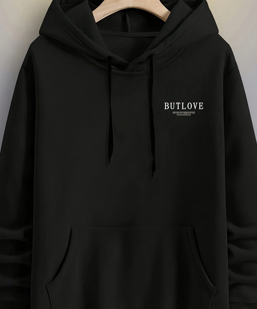 Men's Casual Fleece-lined Hoodie - ExceLux.