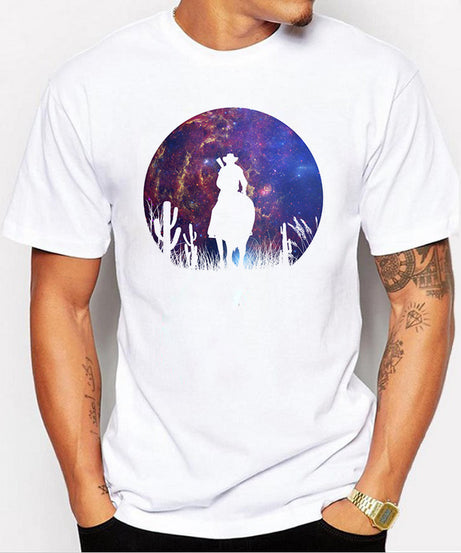 Red Dead Graphic Tee | Bold Print Casual Unisex T-Shirt