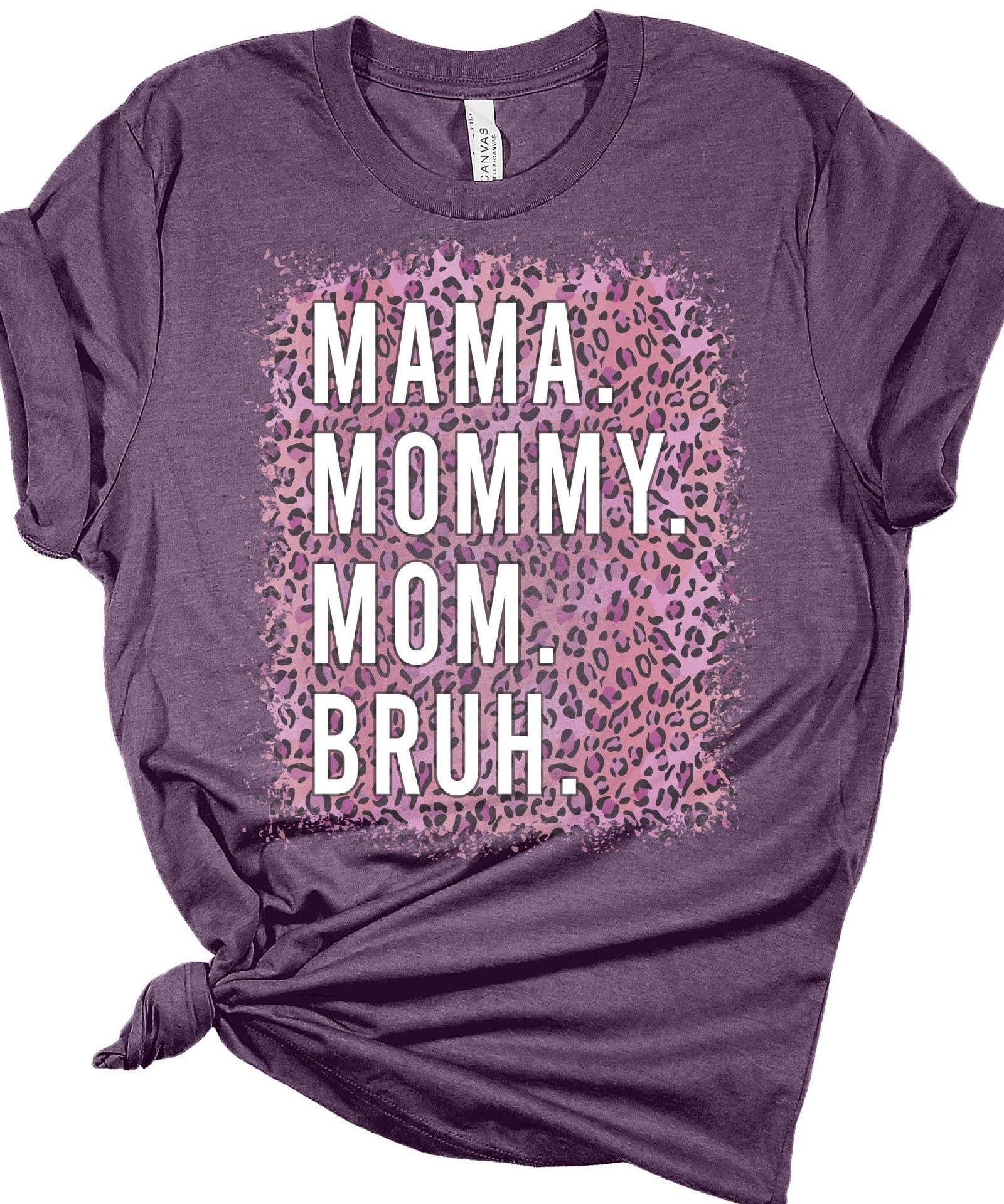 Mama printed cotton imitation women's T-shirt