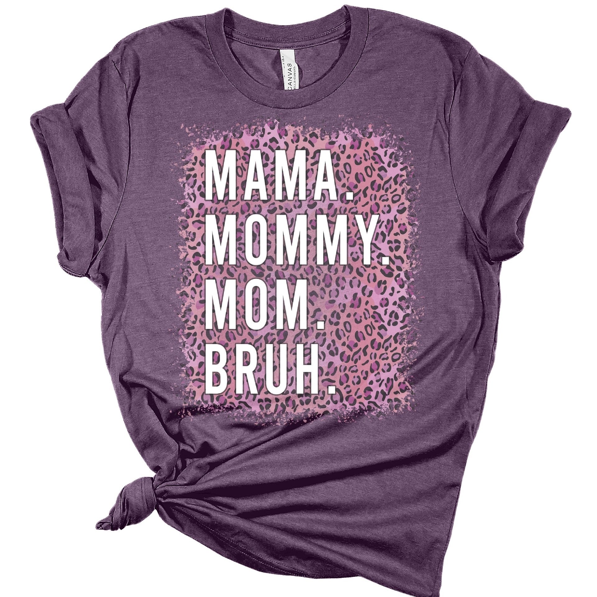 Mama printed cotton imitation women's T-shirt