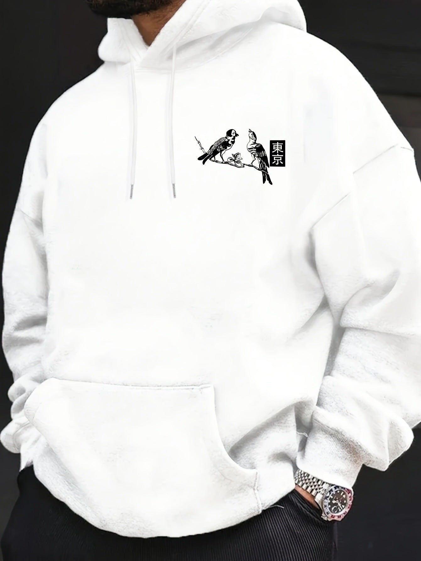 Tokyo Cherry Blossom Graphic Hoodie – Japanese Inspired Streetwear Pullover - ExceLux.