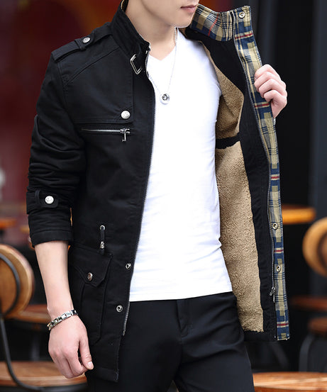 Men’s Military Utility Jacket – Casual, Rugged & Versatile