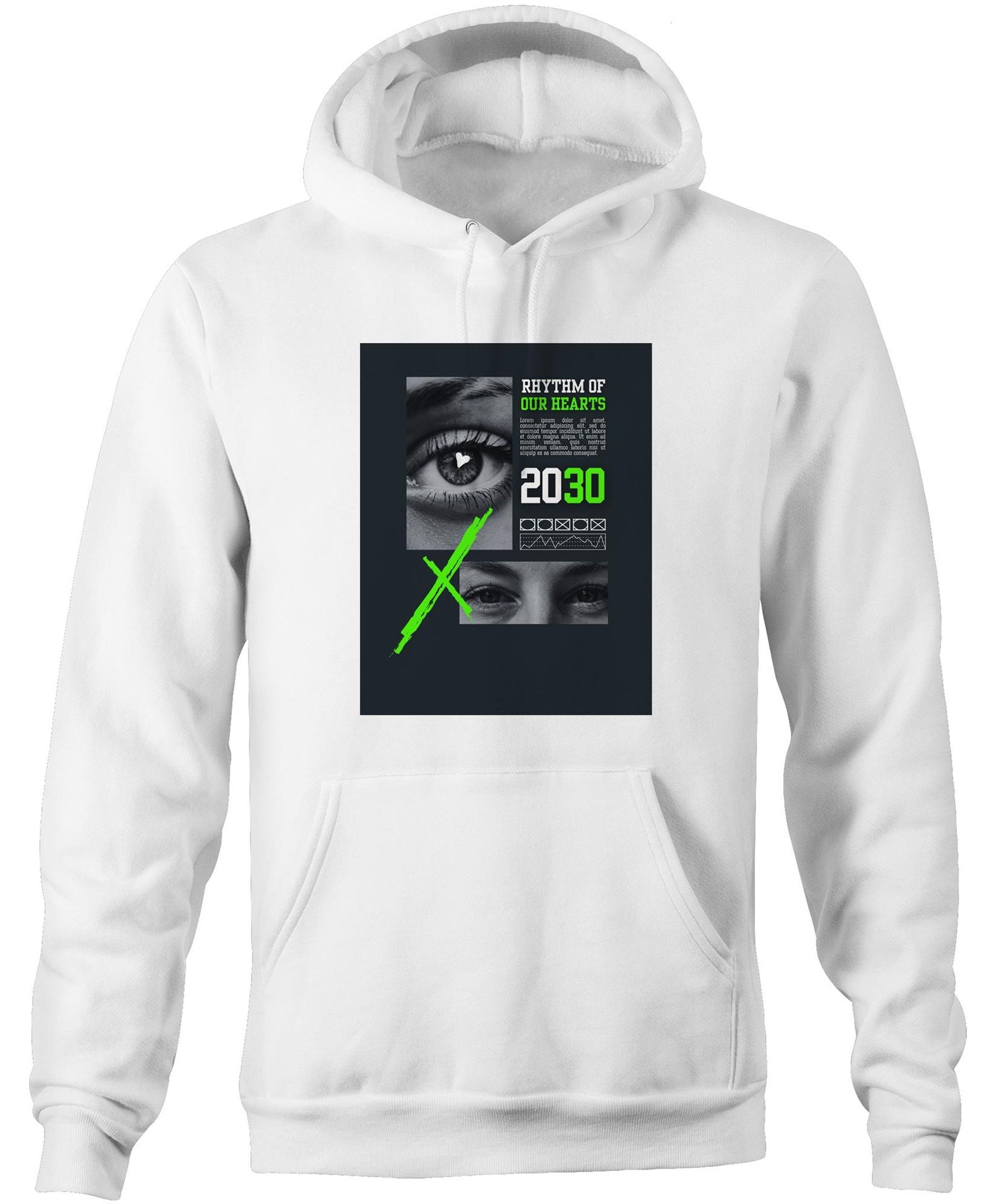ExceLux's (S) Edition || 100% ORGANIC || UNISEX HOODIE ||AS Colour Stencil - Pocket Hoodie Sweatshirt