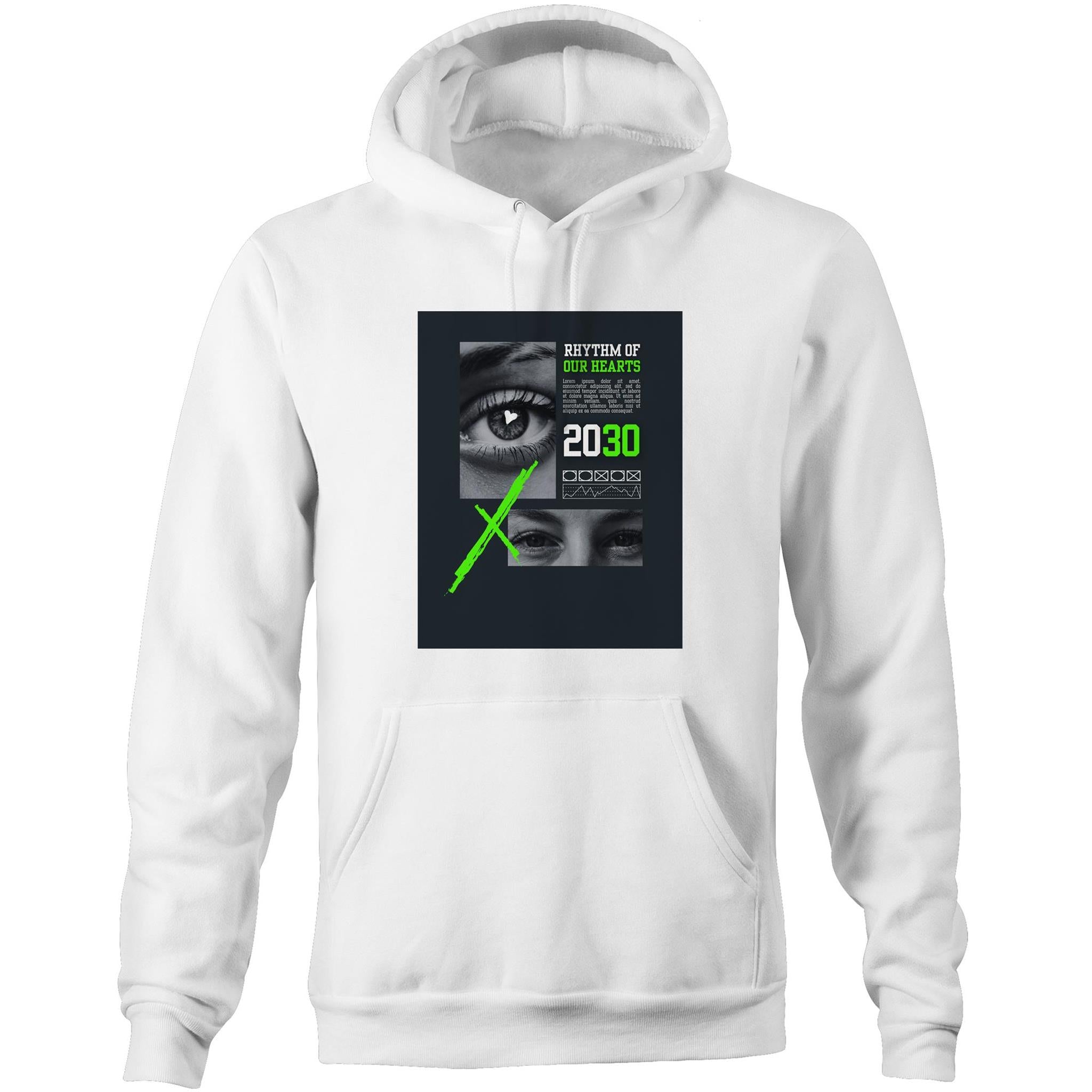 ExceLux's (S) Edition || 100% ORGANIC || UNISEX HOODIE ||AS Colour Stencil - Pocket Hoodie Sweatshirt